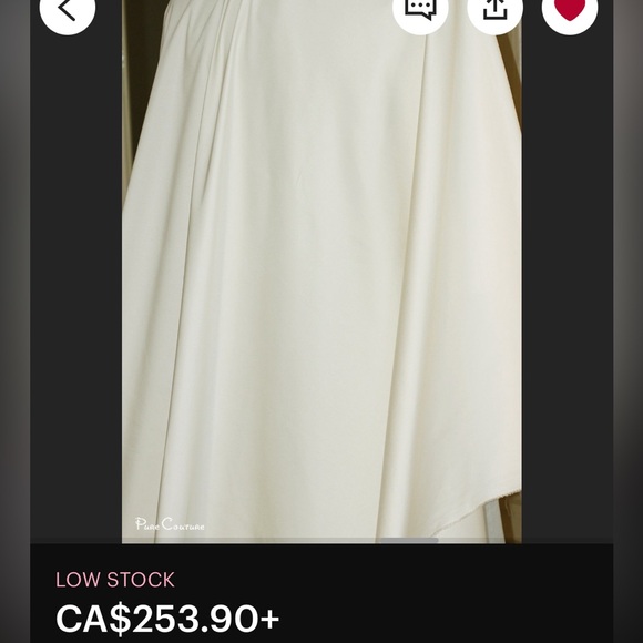 Beautiful light ivory quality cotton shirt dress. Never worn. - Picture 9 of 11